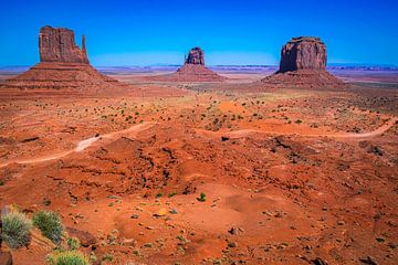 Iconic image of Monument Valley, Arizona, USA by Rietje Bulthuis