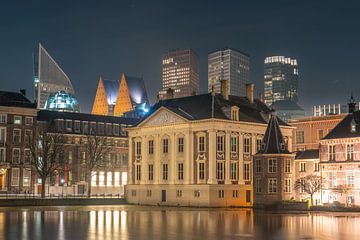 Den Haag - Skyline - Mauritshuis - Binnenhofvijver von Frank Smit Fotografie