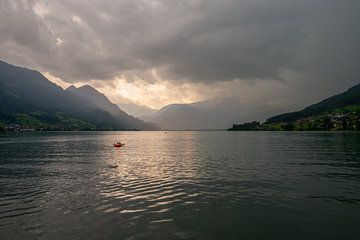 Lake Sarmer - Switzerland by Bart van den Dikkenberg