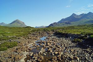 Flussbett Sligachan Schottland, Vereinigtes Königreich