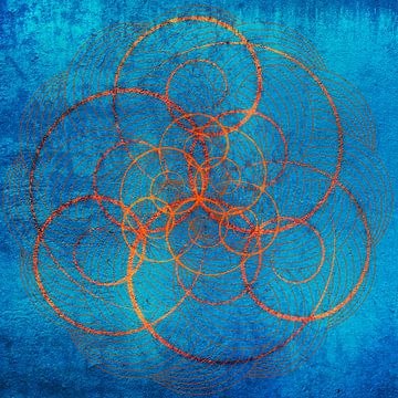 Labyrinth aus Kreisen, Muster von Rietje Bulthuis