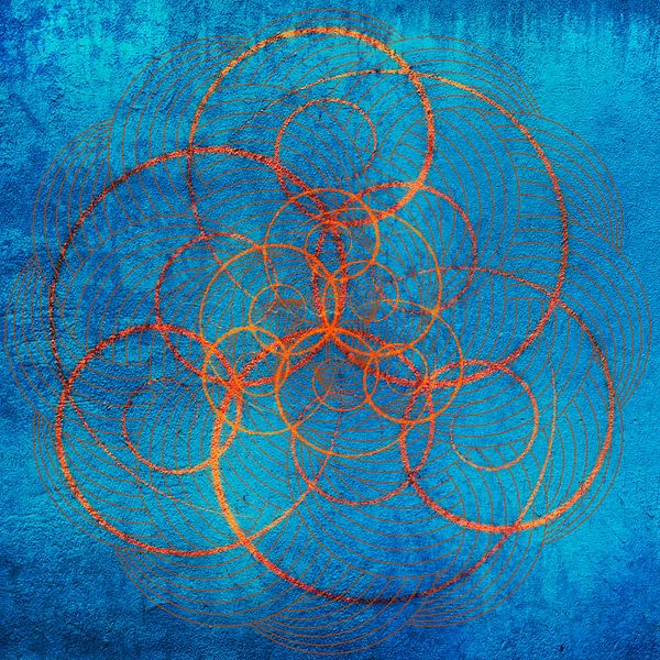 Maze of circles, pattern by Rietje Bulthuis