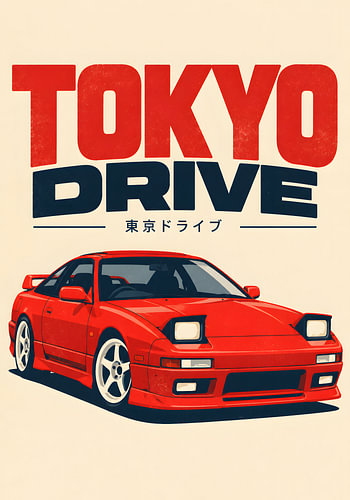 Tokyo Drive Retro JDM Coupé