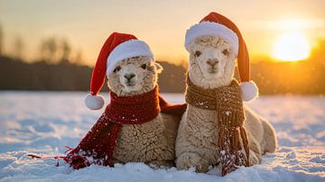 Alpacas at Christmas...