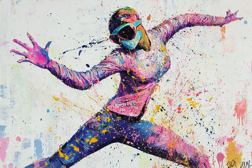 Colour Dance | Vivid Motion by Eye catching paintings