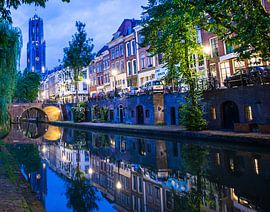 Alter Kanal und Dom von Utrecht. von Kaj Hendriks