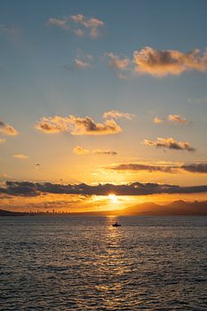 Evening light, clouds and the Mediterranean in Calpe 2