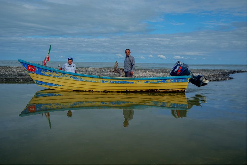 Kaspische Zee van Maarten Verhees