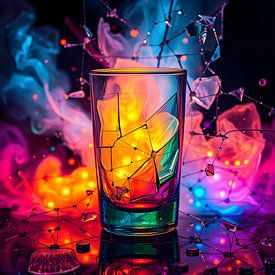 Licht en kleur gevangen in glas van Bart Veeken