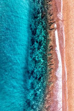 Aerial Summer - Coral Strips