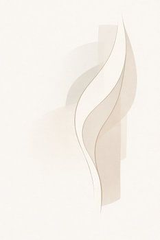Modern Beige Japandi Gallery Wall Print No. 03