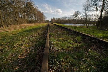 Old railway line "Borkense Course" in the Netherlands by Tonko Oosterink