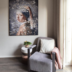 Kundenfoto: Mädchen mit Mandelblüte von Evavisser, als ArtFrame