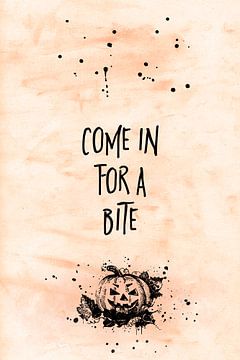 Halloween COME IN FOR A BITE by Melanie Viola
