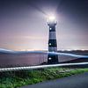 Leuchtturm Breskens mit Lichtspuren von Daan Duvillier | Dsquared Photography
