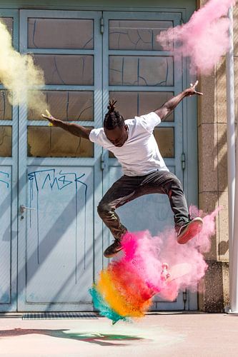 Skater - Kickflip mit Holipulver