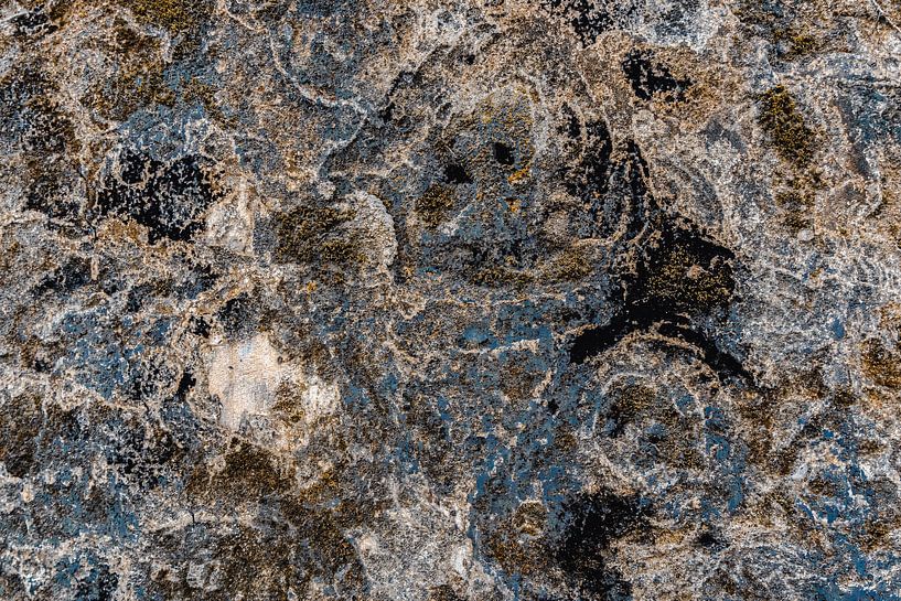 Organische structuur Abstract Kunstwerk van Walls by Wendy