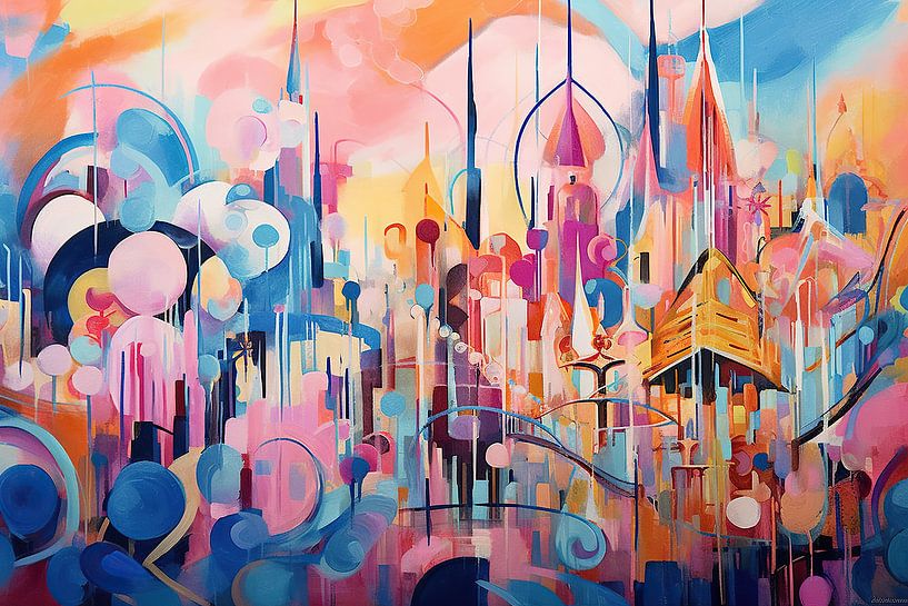 Säugetiere Gartenarbeit | Moderne Kunst von Blickfänger Gemälde