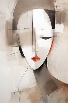 Frau abstrakt von Bert Nijholt
