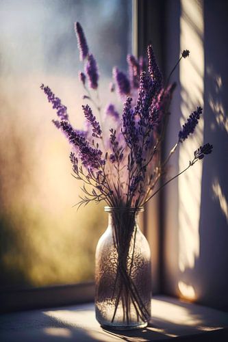 Lavender In Morning Sun