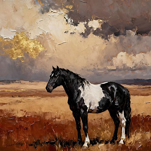 The Beauty of Horses – Black, White, and Wind