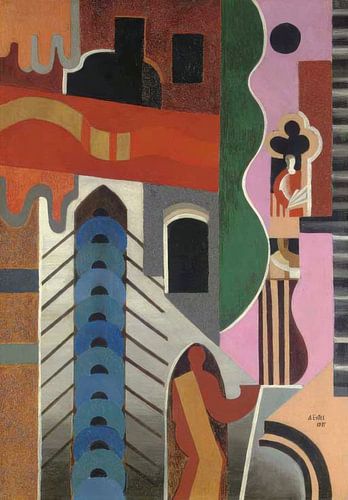 Alexandra Exter - De boot en de stad