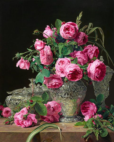 Rozen, Ferdinand Georg Waldmüller van Meesterlijcke Meesters