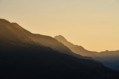 Zonsondergang in Oberstdorf