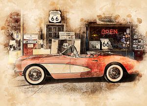 Route 66 van Peter Roder