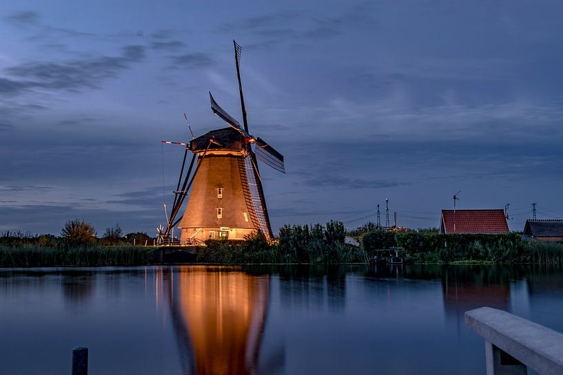 Mühle Kinderdijk Unesco-Welterbe von Alfred Benjamins