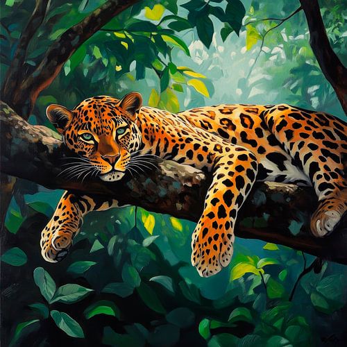 Jaguar in de jungle
