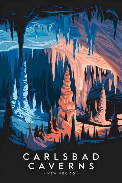 Carlsbad Caverns, New Mexico von Poster Art Shop