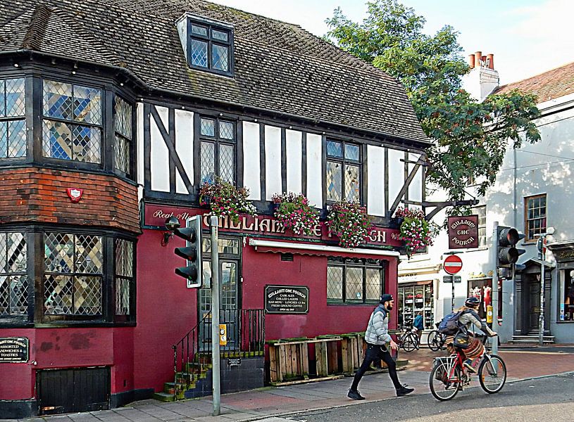 Passing The Pub Brighton by Dorothy Berry-Lound