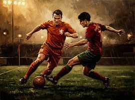 Match de football Portugal - Pays-Bas sur Jan Keteleer