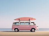 Surfplank in roze busje van haroulita thumbnail