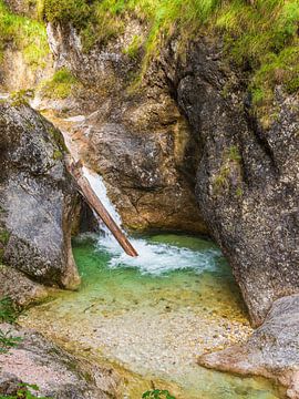 La gorge de l'Almbach dans la région de Berchtesgaden sur Rico Ködder