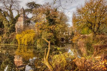 Kasteel Borgharen tijdens de Herfst van John Kreukniet