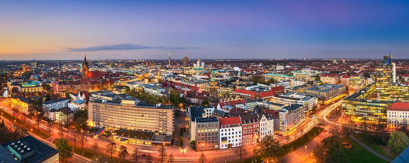 Vue panoramique de Hanovre, Allemagne par Michael Abid
