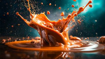 Sweet caramel drops by Mustafa Kurnaz