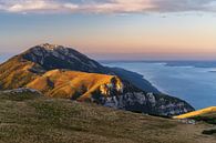 Monte Baldo at Lake Garda at sunrise. Hiking at the lake with a great view by Daniel Pahmeier thumbnail