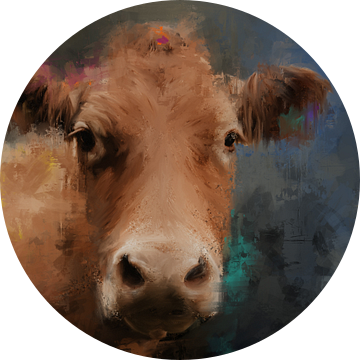 Hallo koe, koeienkop No.04, The Cow collection van MadameRuiz