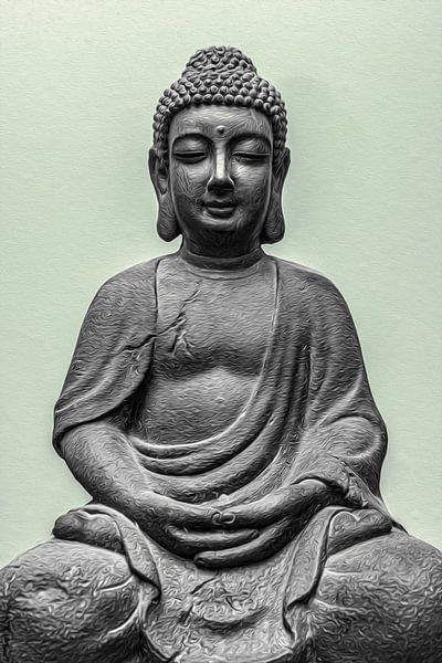 Buddha von Cindy van der Sluijs