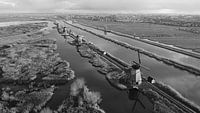 Mills Kinderdijk Black and white