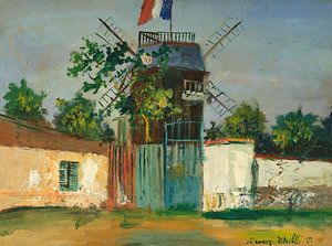 Maurice Utrillo, Die Galette-Mühle, 1913