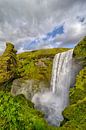 Skogafoss Wasserfall in Island von Sjoerd van der Wal Fotografie Miniaturansicht