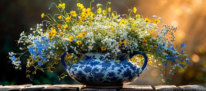Bouquet estival pour l'intérieur et l'extérieur. par Hetty Lamboo