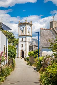 Kirche Saint-Michel auf der Ile-aux-Moines im Golf de Morbihan, Bretagne
