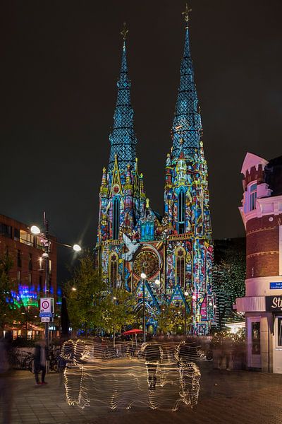 Sint Catharinakerk Eindhoven GLOW 2017 by Jan Sluijter