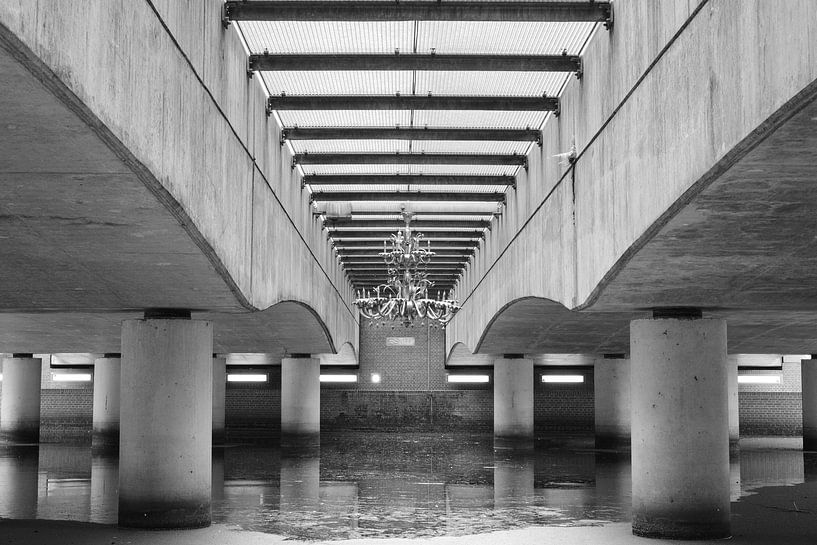 Chandelier under the bridge by Framed by Elisabeth