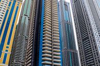 Hochhäuser mit Glasfassaden in Dubai von MPfoto71 Miniaturansicht